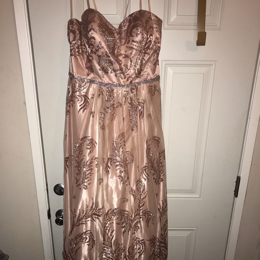 Rose gold dress